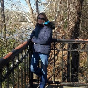 Gap Winter Puffy Blue Hooded jacket Small S